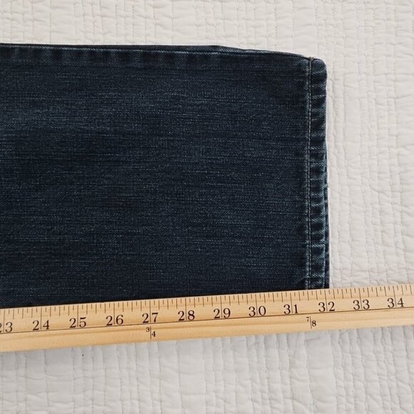 Kenneth Cole Men's 36x32 Straight Fit Denim Jeans Dark Wash Vintage Foshan EUC - Picture 12 of 14